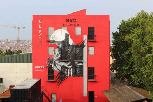 "Humanity first" by MrKas for B.V.Coimbroes Vila Nova de Gaia