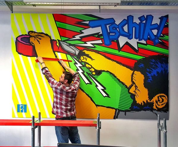 Tape art by SELFMADECREW
