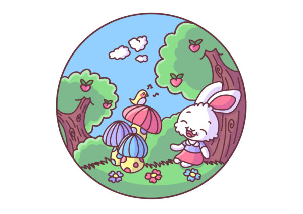 The Happy Mushrooms Woods