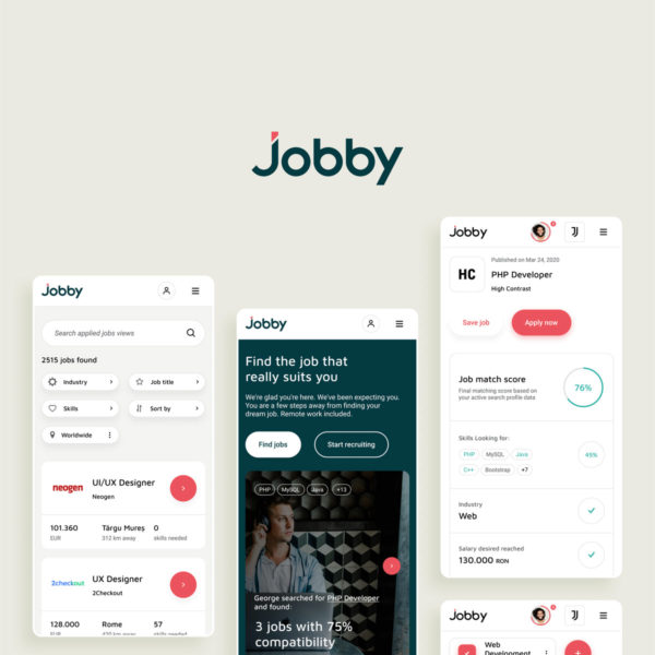 Jobby - Branding and UX UI