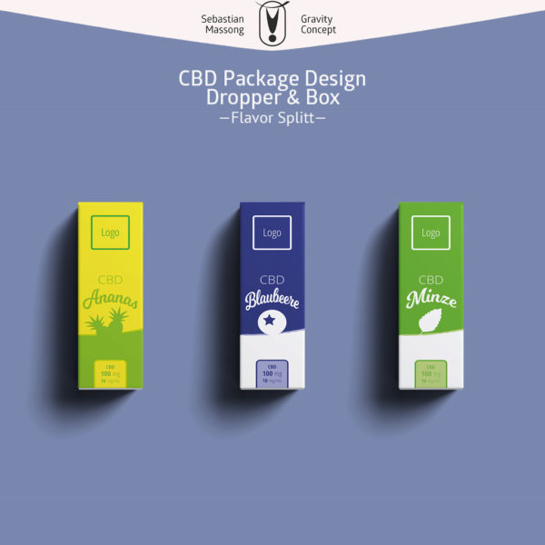 Verpackungsdesign CBD-Öl