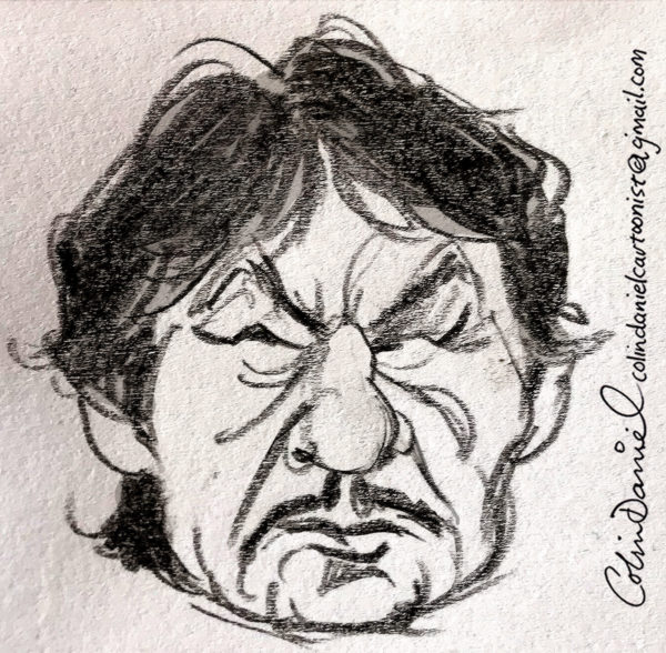 Robert Bronzi caricature