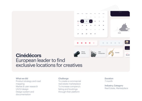 Cinédécors — European leader to find exclusive locations for creatives