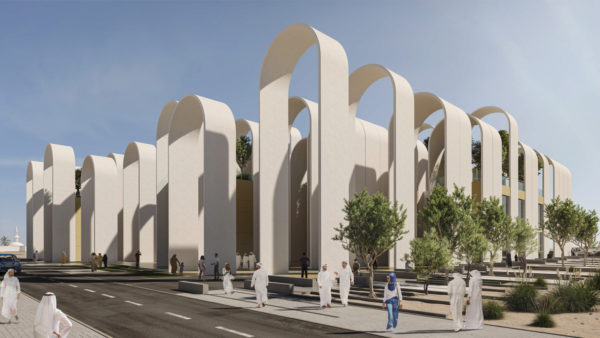 Visualization of Barjeel Museum for Modern Arab Art in Sharjah