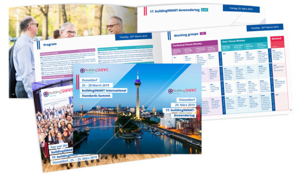 Booklets for the buildingSMART International Summit 2019 | Skillmill
