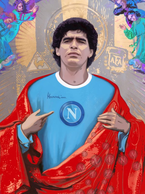 Maradona für Restaurant Mammalina Baden Baden