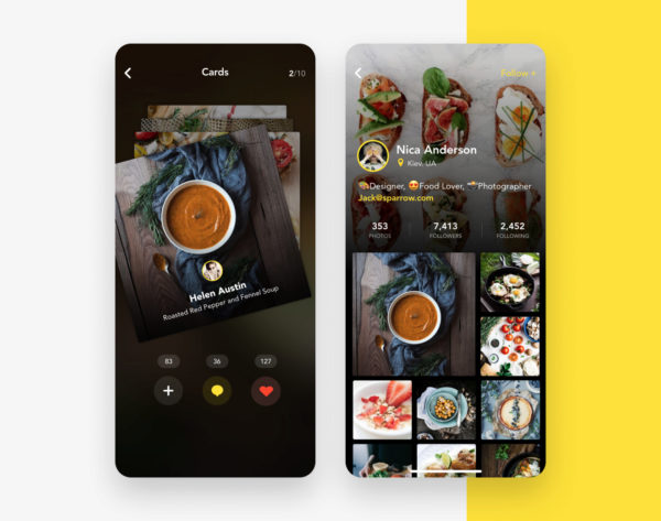 UI and UX design for mobile app