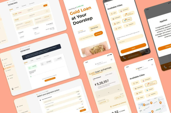 Software Development for Gold Loan Fintech Company