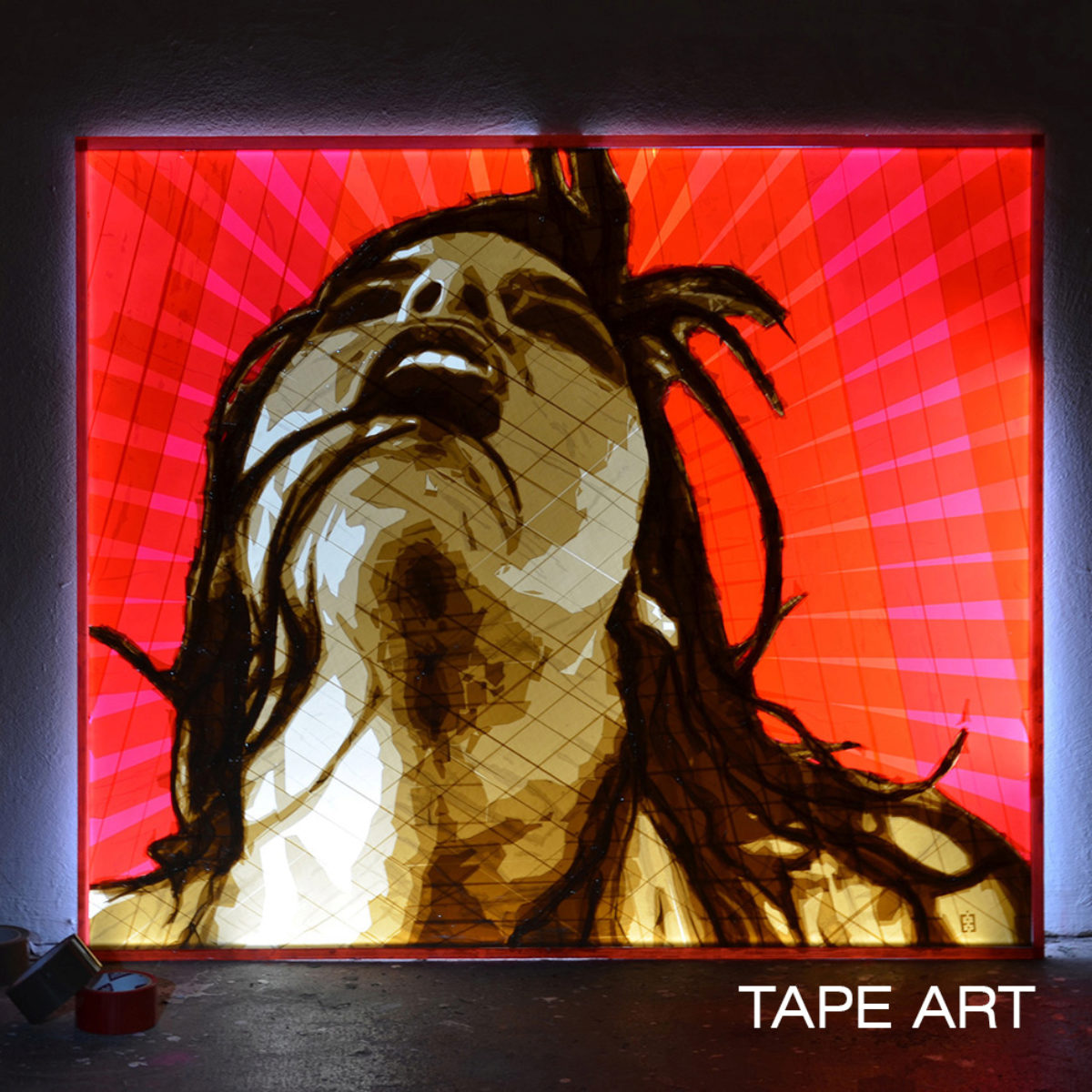 Tape Art by SELFMADECREW — commission us for your project